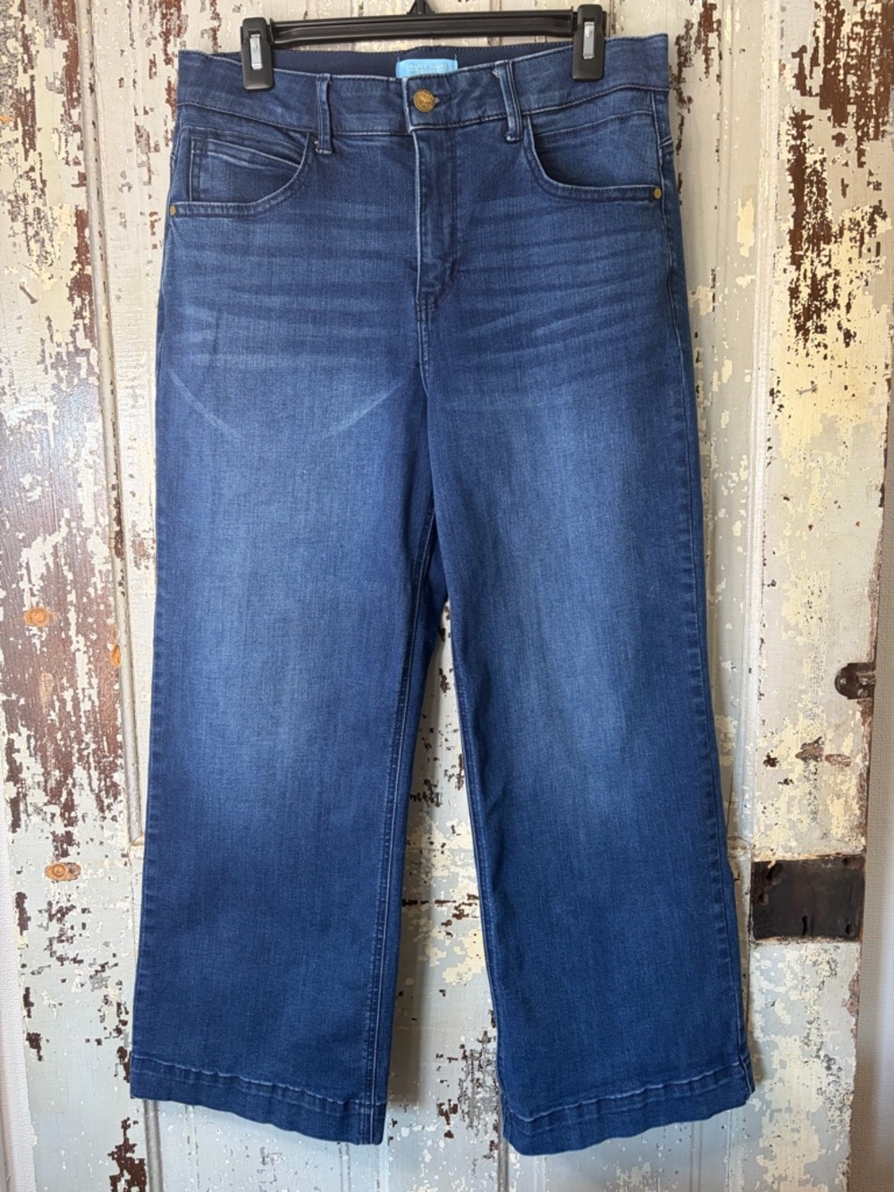 Draper James Navy Denim wide Leg Jeans